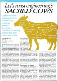 Management - Sacred Cows - Sandy Munro