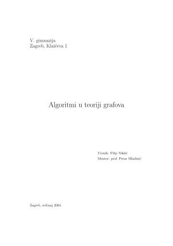 Algoritmi u teoriji grafova