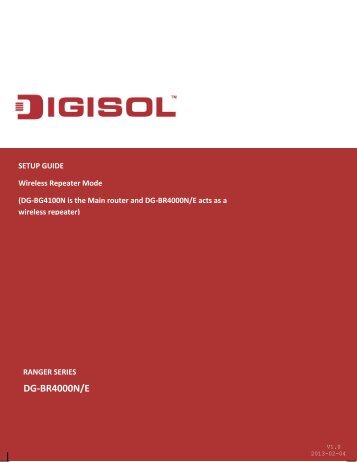 Setup Guide - Digisol.com