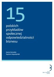 15 polskich przykÅadÃ³w spoÅecznej odpowiedzialnoÅci biznesu