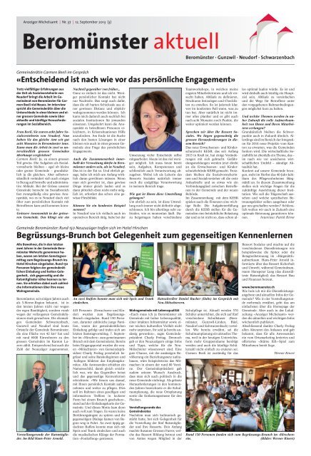 Ausgabe vom 12. September 2013 - Gemeinde Beromünster