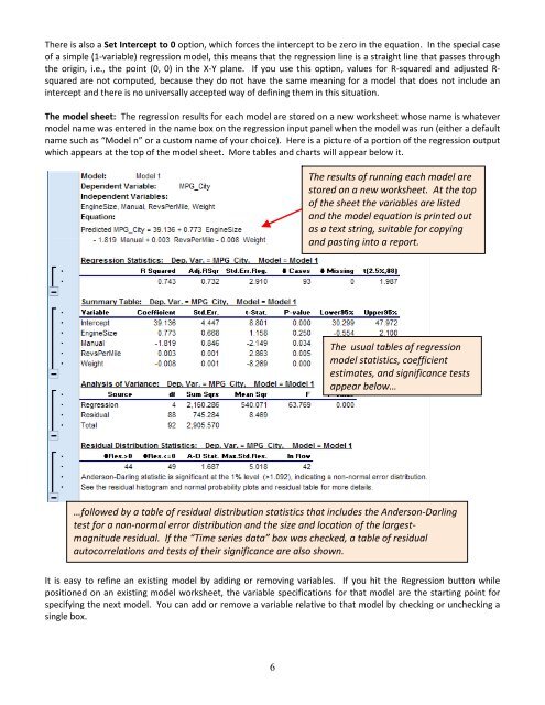 How to use FSBforecast Excel add-in for regression analysis