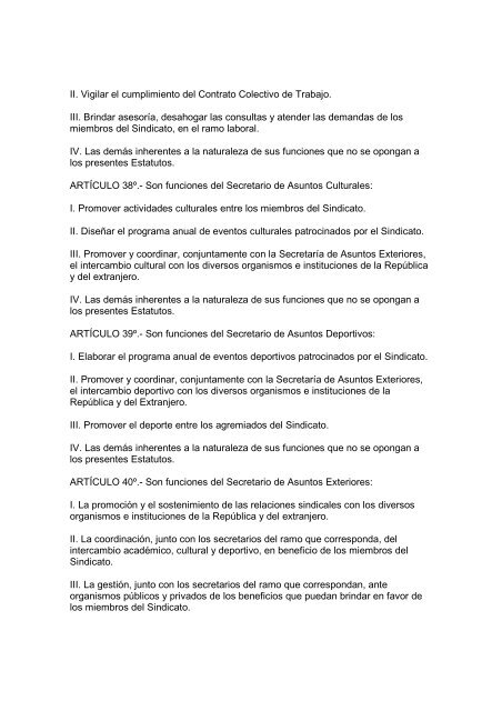 estatutos del sindicato del personal acadÃ©mico de la ... - SPAUACh