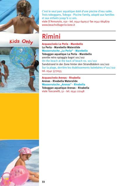 Info book Famiglie e bambini Families and children Familien und ...