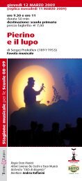 Pierino e il lupo - Teatro Lirico di Magenta
