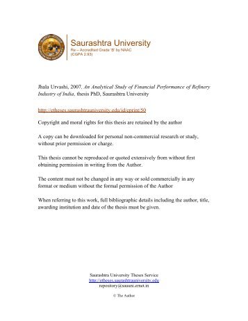 Download (2177Kb) - Etheses - Saurashtra University