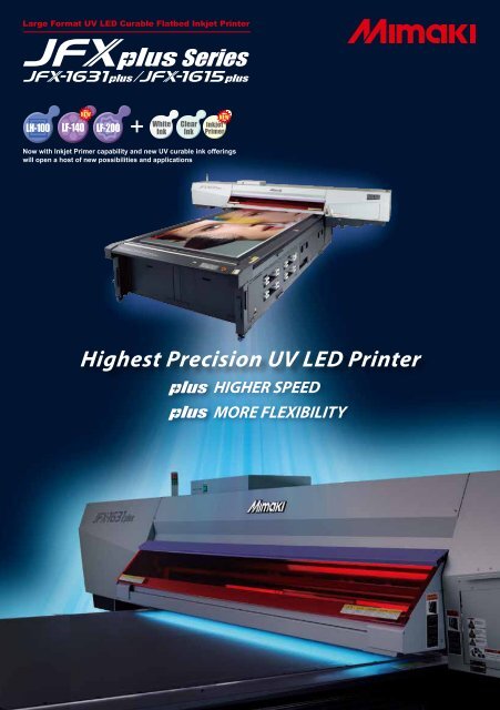 JFX Series UV Flatbed Printers - Midwest Sign & Screen Printing ...