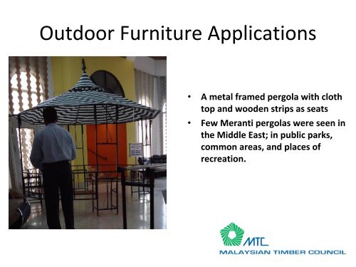 Outdoor Furniture Market - MTIB