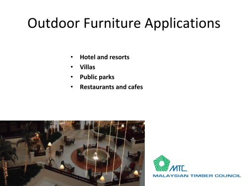 Outdoor Furniture Market - MTIB