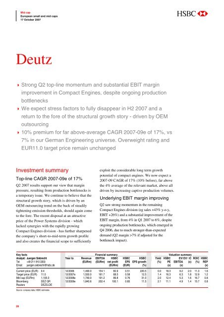 European small and mid caps-Stock picks Q4 2007-Q1 2008 - Fourlis