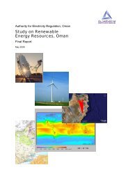 Study on Renewable Energy Resources, Oman - authority for ...