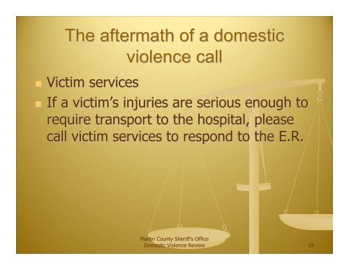 Domestic Violence - Martin County, Florida