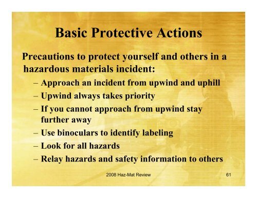 HazMat Presentation - Martin County, Florida