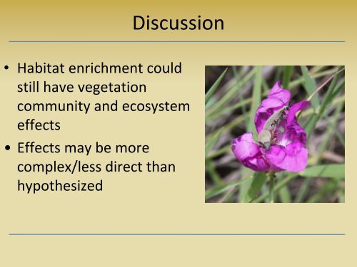 Effects of Habitat Enrichment on White-Tailed Deer Selective ...