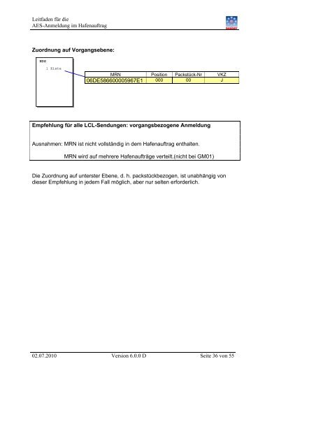 Leitfaden ZAPP / AES - DAKOSY Datenkommunikationssystem AG