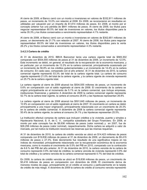 Reporte Anual que se presenta de acuerdo con las disposiciones ...