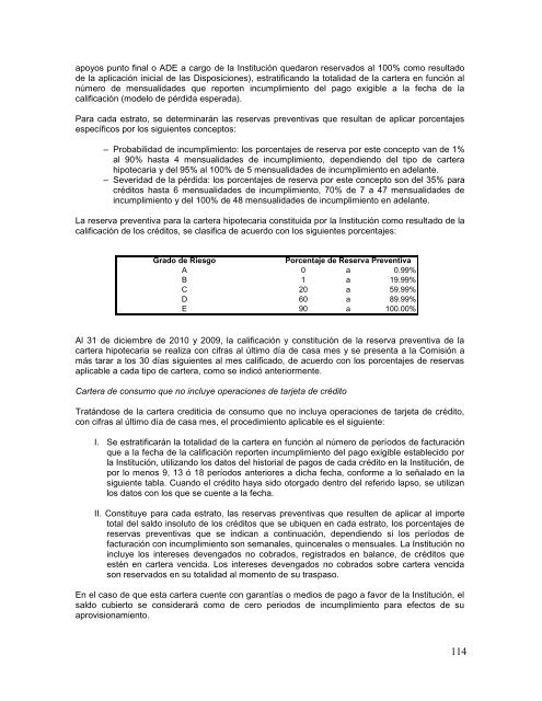 Reporte Anual que se presenta de acuerdo con las disposiciones ...