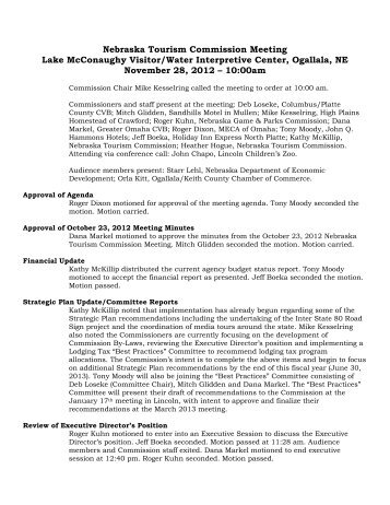 Meeting Minutes from 11-28-12 - Industry