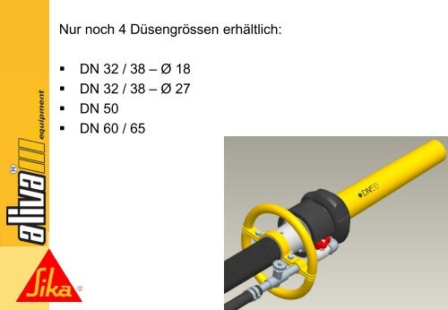 Die neue 2012-er SpritzdÃ¼sengeneration der Sika ... - Schretter & CIE