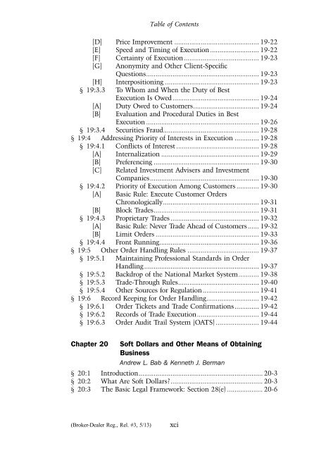 Table of Contents - Practising Law Institute