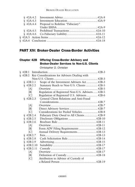 Table of Contents - Practising Law Institute