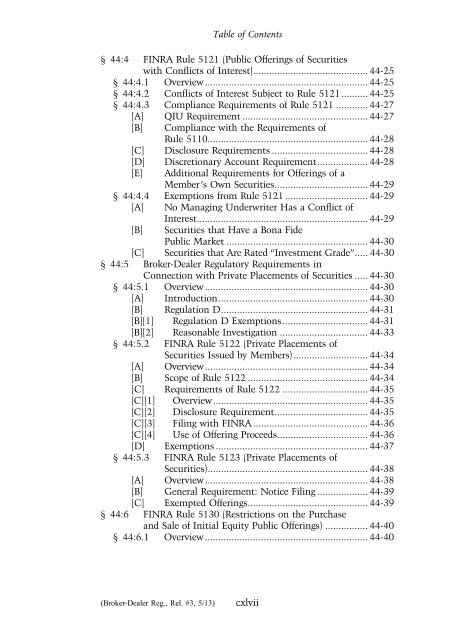 Table of Contents - Practising Law Institute