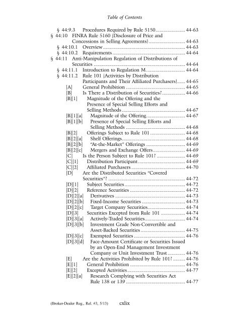 Table of Contents - Practising Law Institute