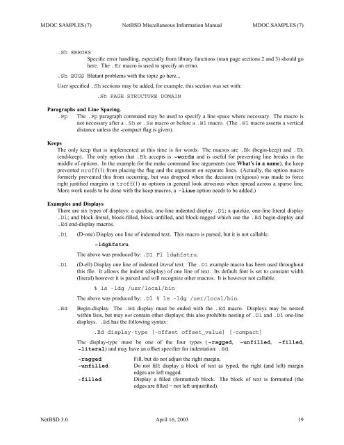 INTRO (7) NetBSD Miscellaneous Information Manual INTRO (7 ...