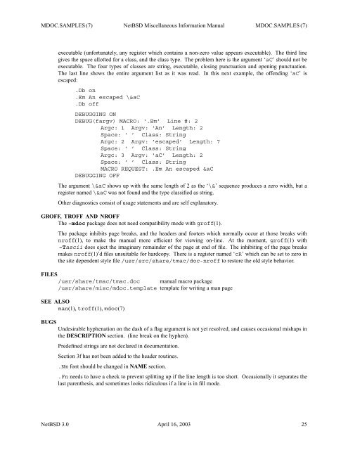 INTRO (7) NetBSD Miscellaneous Information Manual INTRO (7 ...