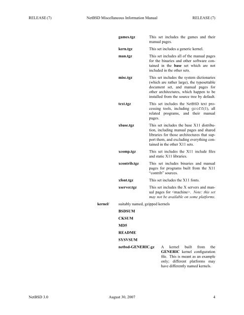 INTRO (7) NetBSD Miscellaneous Information Manual INTRO (7 ...