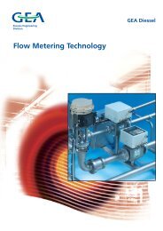 Electromagnetic flow meter - GEA Diessel