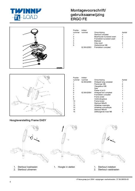 Handleiding Ergo FE - Twinny Load