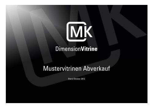 Profilvitrine - MüllerKälber GmbH