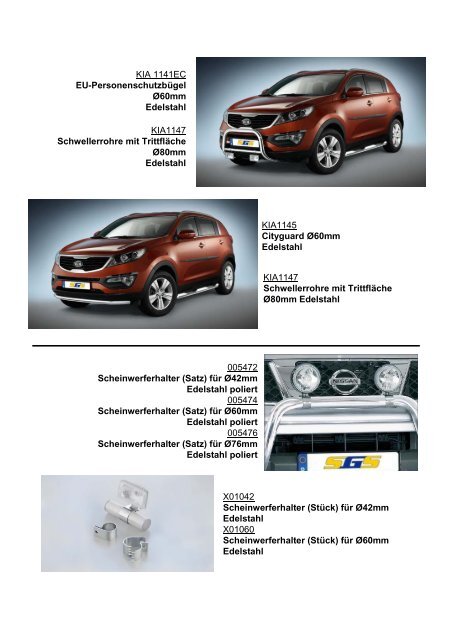 Kia Sportage SL/SLS Bj. 2010 - SGS