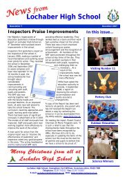 Newsletter 7 - December 2007 - Lochaber High School