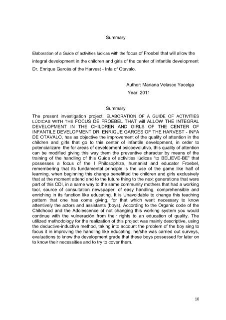 PG 261 PROYECTO DE INVESTIGACIÃN ... - Repositorio UTN