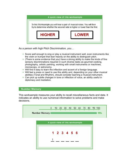 CONFIDENTIAL REPORT for Sample Adult - The Highlands Company