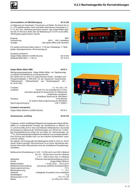 Atomphysik, Kernphysik RadioaktivitÃ¤t - VCDforStudy