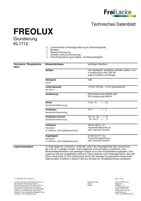 FREOLUX - Emil Frei GmbH & Co.