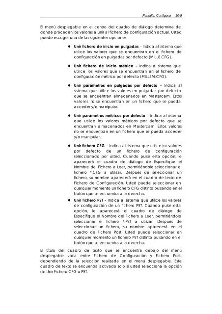 14-2 Manual de Referencia de Mastercam ... - Mundo Manuales