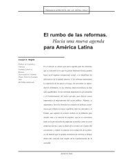 El rumbo de las reformas. Hacia una nueva agenda para America ...