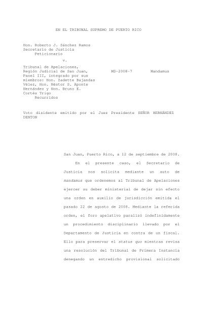 2008 TSPR 156 - Rama Judicial de Puerto Rico