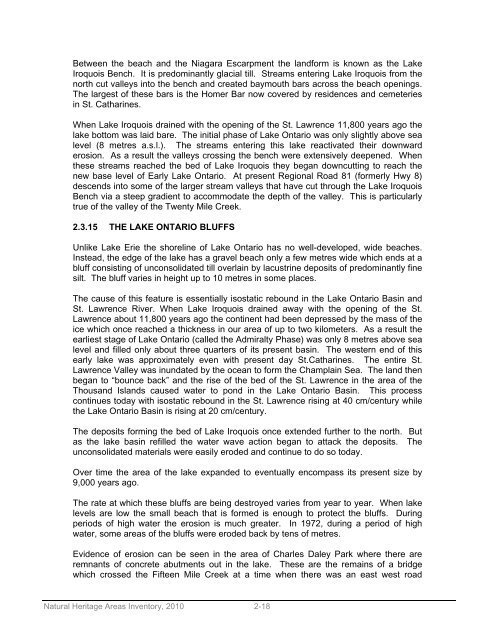 2.0 Watershed Geologic Characterization.pdf - Niagara Peninsula ...