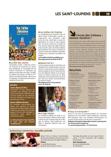 Magazine de mai 2010 - Saint-Leu-La-ForÃªt