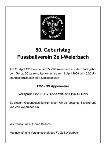 Mitteilungsblatt Zell-W kw15-09.pdf - Zell-Weierbach