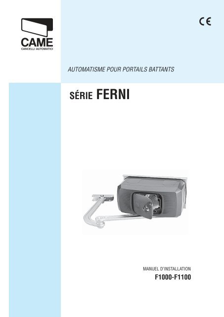 notice installation kit ferni motorisation portail battants - Servistores