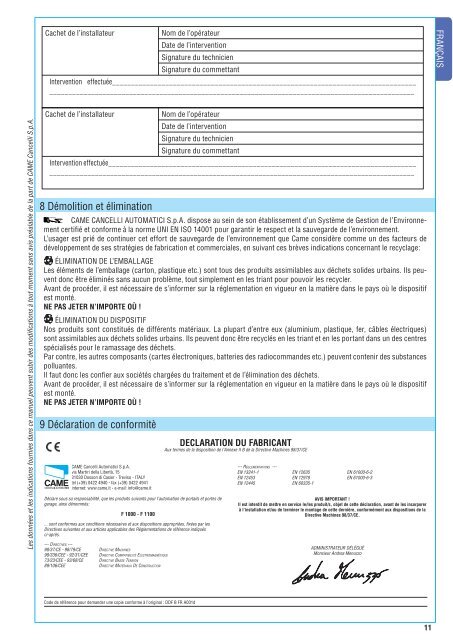 notice installation kit ferni motorisation portail battants - Servistores