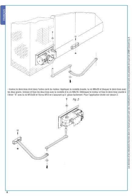 notice installation kit ferni motorisation portail battants - Servistores