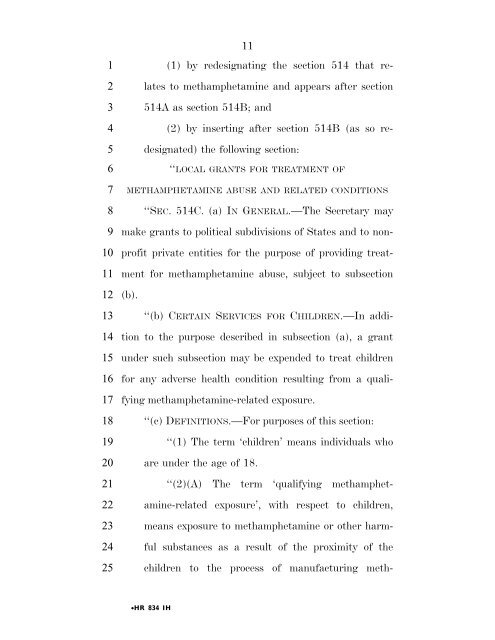 The CLEAN-UP Act (H.R. 834) - Drug Policy Alliance