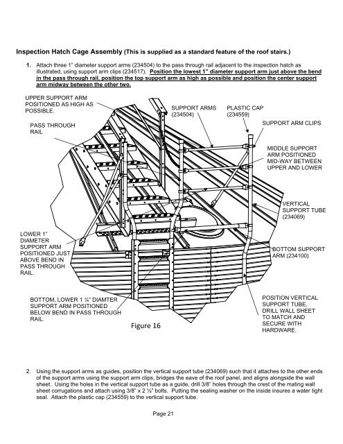 198934 Roof Stairs INSTALLATION INSTRUCTIONS.pdf - Westeel